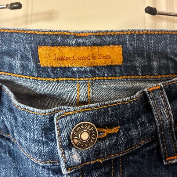 James Cured by Seun Jeans Size 26 Inseam 32 blue denim - Picture 3 of 8